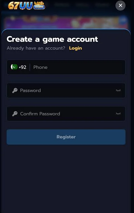 67UU Game LOGIN