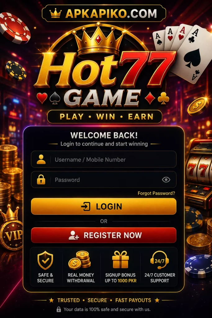 HOT77 Game LOGIN