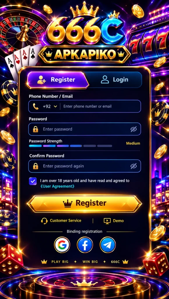 666C Game login and feature Image