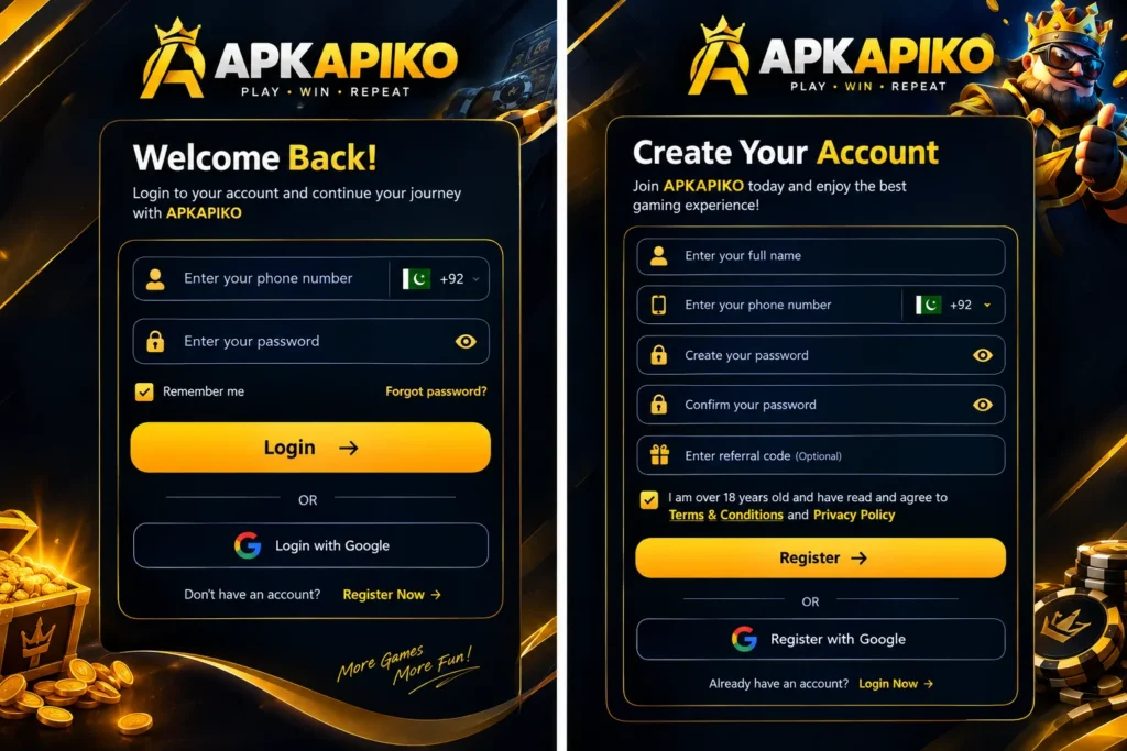 VK777 GAME LOGIN AND REGISTER