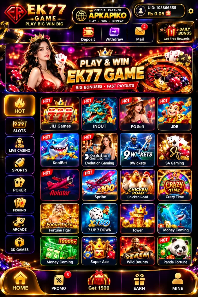 EK77 Game Home Image