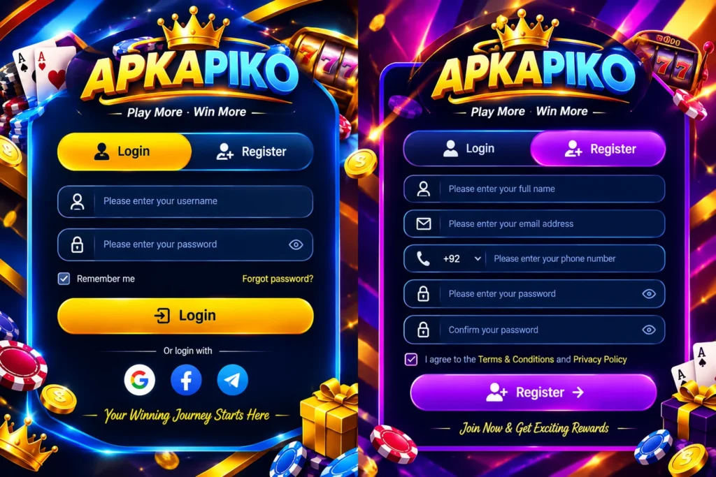 HM77 Game login and register Image 