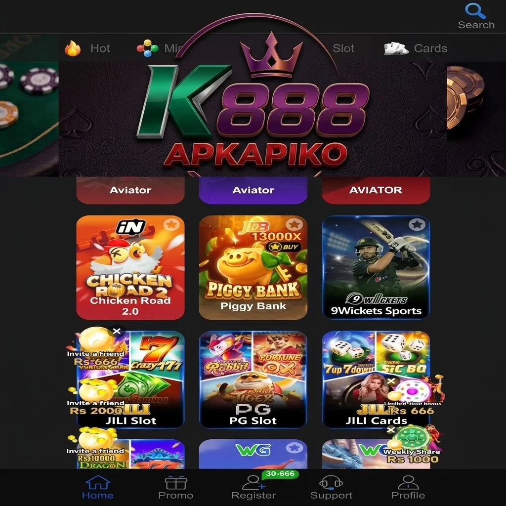 K888 Game Home Image