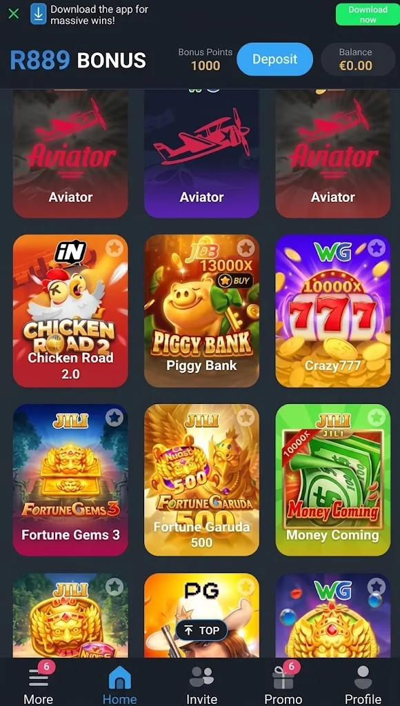 R889 Game home Image