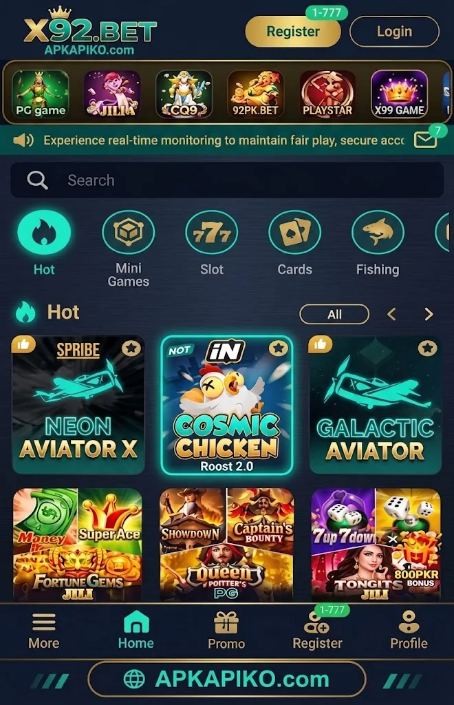 X92.BET game Home Image
