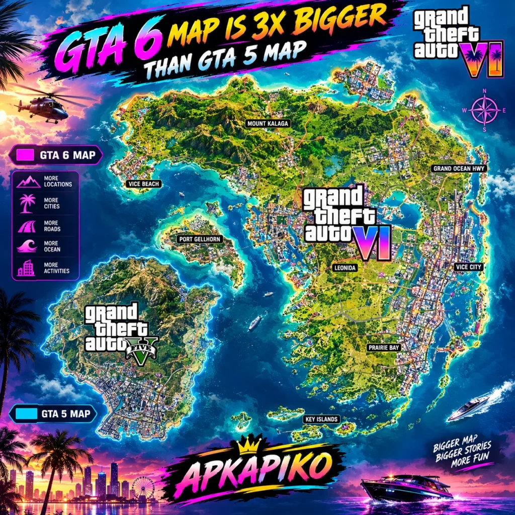 GTA VI game map image